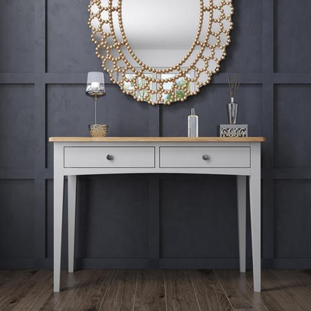 Light Grey Sofa Table Best House Interior Today Darley Two Tone Console Table In Solid Oak And Light Grey Furniture123 Rh Co Uk